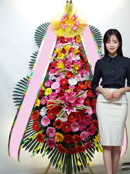 케이터틀 3단화환 고급형